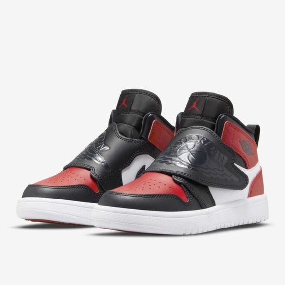 Jordan Other - Jordan Sky Jordan 1 Td Black Anthracite Varsity Red White - BQ7197-016 Size-2Y